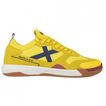 Munich Gresca 2.0 Zapatillas de Fútbol Sala Unisex Adulto Amarillo Talla 45
