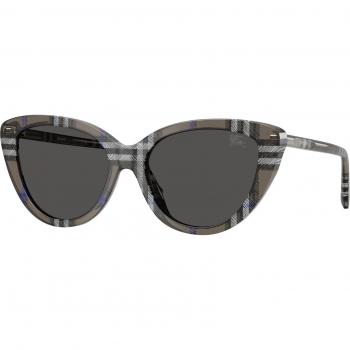 Burberry BE4457 416687 Unisex 55 MM Grey Cat‑Eye Glasses