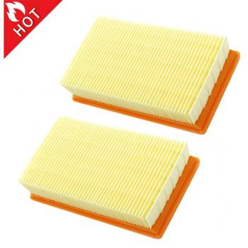 2PCS Replacement HEPA Flat-Pleated Filter for KARCHER MV4 MV5 MV6 WD4 WD5 WD6