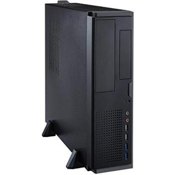 Linkworld Mini‑ITX Gehäuse 1217‑01 – Schwarz mit 2x USB3.0