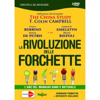 La rivoluzione delle forchetta. L'ABC del mangiar sano e naturale. Ediz. italiana e inglese. 2 DVD