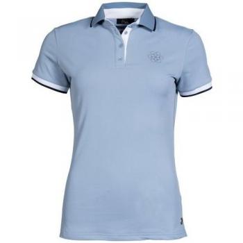 Men’s Smokey Blue Polo by HKM Bloomsbury – Medium