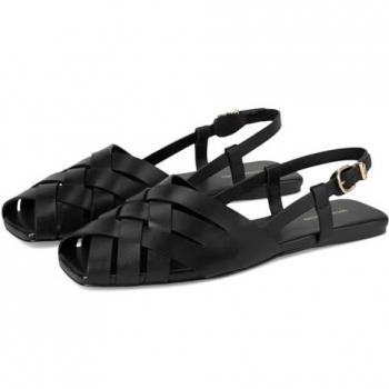Sling Irená Sandalias Planas Negros