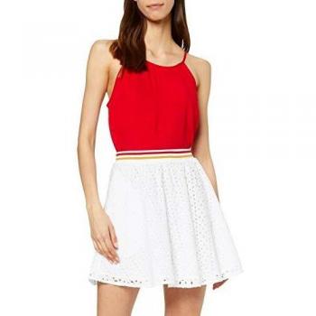 Superdry Jupe Teagan Schiffli, couleur blanche, M