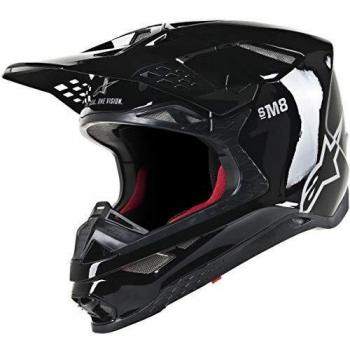 Casco Alpinestars Mx 2019 S-M8 Sólido Negro (L)