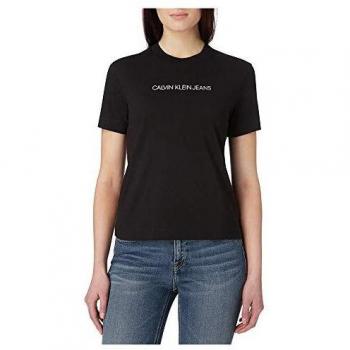 Top Calvin Klein SS Negro “Shrunken” – Estilo Modern – Talla M Mujer
