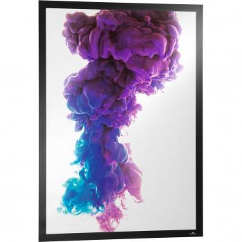 Durable Duraframe UV Resistant Self-Adhesive A1 Black Poster Holder with Magnetic Frame