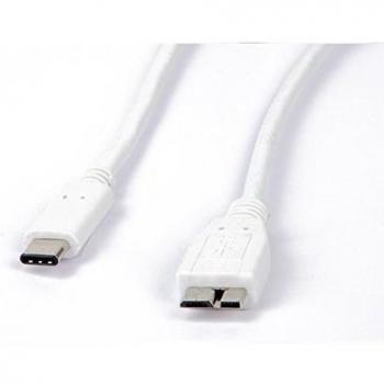 Cable USB 1 m USB-C a Micro USB Macho E-Mark Negro