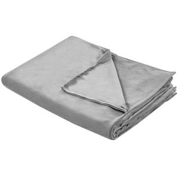 Copripiumino Grigio per coperta ponderata 100 x 150 cm tessuto poliestere
