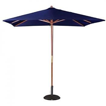 Bolero Navy Blue 2.5 m Square Double Pulley Parasol