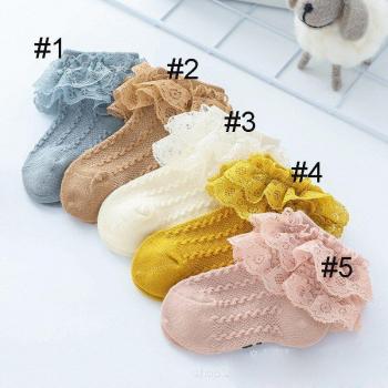 20 Pairs Baby Girl Frilly Socks