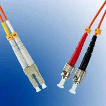 MicroConnect LC/PC-ST/PC 3 m LWL-Kabel (Männlich/männlich)