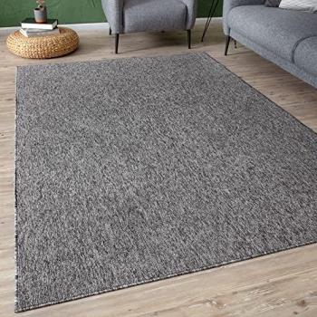 Flex Collection Solid Design Low Pile Rug
