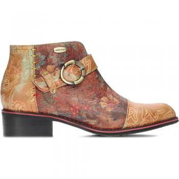 Botines de Mujer Laura Vita Alice12 en Cognac