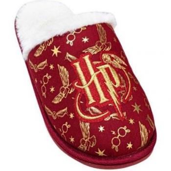 Goldfoliierte Hausschuhe Harry Potter – für Frauen, rot, UK5 bis UK6