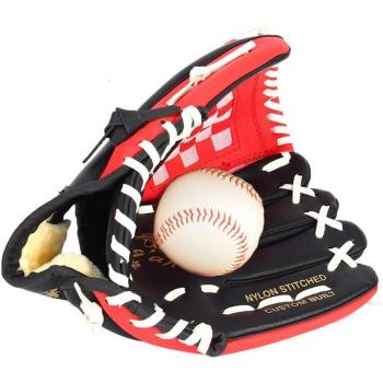 Gant de baseball brun en cuir uni, pratique équipe extérieure Softball