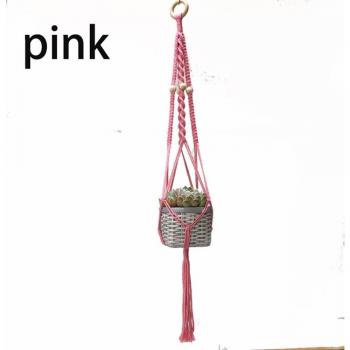 Soporte de Macramé Hecho a Mano para Plantas