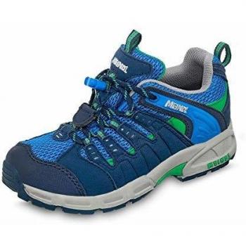 Meindl 2044-49 Respond Junior Jungen Outdoorschuh Textil mit Leder Lederfutter, Groesse 33, blau