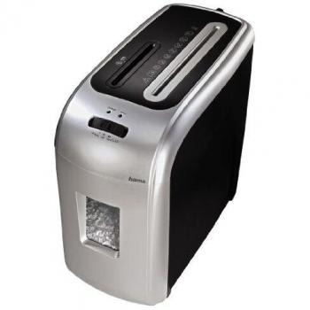 Hama Destructeur de documents Noir/Argent Professional M8CD