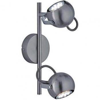 R80052007 Reality Deckenleuchte – Bastia, Nickel Matt