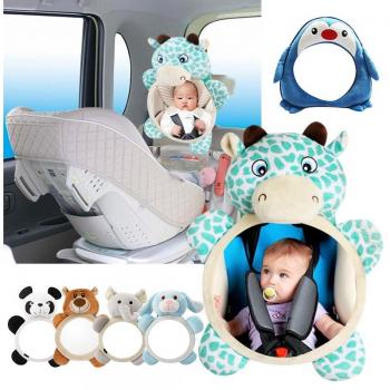 Espejo retrovisor para coche con ajuste para bebés