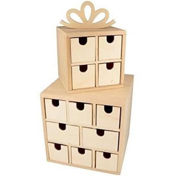 Seasonal Pine Keepsake Containers