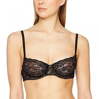 Aubade Damen-Rosessence Balconette-Halbfüllung BH – Schwarz – 85D