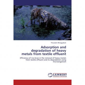 Adsorption and degradation of heavy metals from textile effluent: Efficiency of rice bran in the removal of heavy metals from textile effluent and its degradation using microorganism
