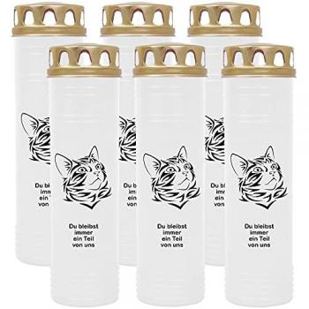 Hs Candle Grablicht Grabkerze im Mehrpack (Design)