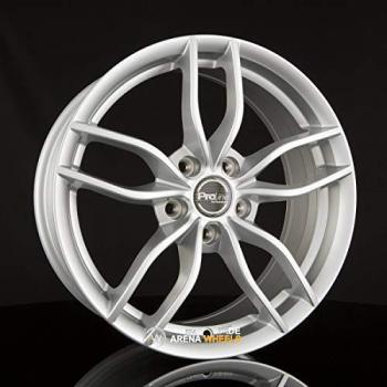 Proline ZX100 Alufelge 7J x 17 Zoll ET 45 LK 5x114,3 Arctic-Silber