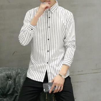 Loose Fit Striped Shirt for Men