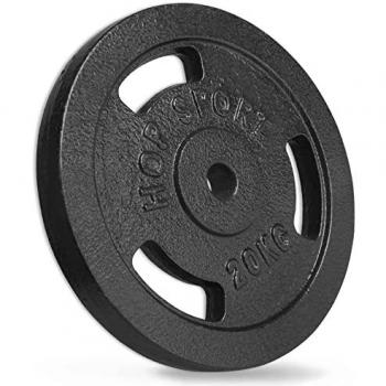 Disque de poids en fonte 20 kg avec alésage 30/31 mm