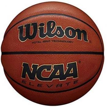 Wilson Herren Basketball ELEVATE NCAA Offiziell Braun TotalGrip Version WTB2601XB07