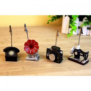 Retro Camera and Sewing Machine Clip Holders