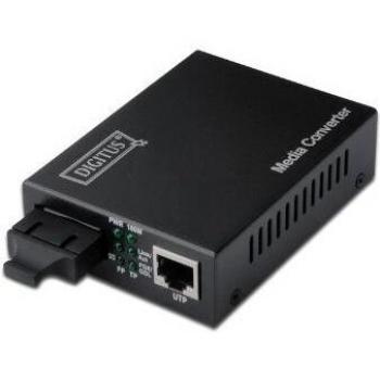 Convertitore RJ45 a Fibra Ottica Digitus 10/100/1000