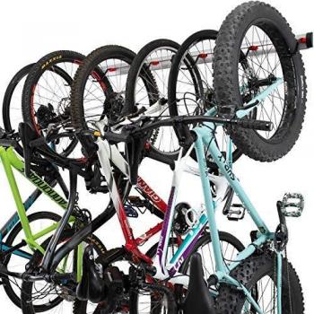 Garage Bicycle Wall Rack for 6 Bikes