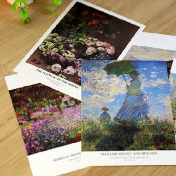 Kit 30 Cartes Postales de Peinture à l'Huile – Edition Vintage