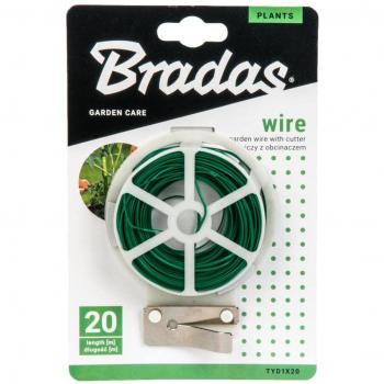 Bradas TYD1X50: Solución de Alambre Plastificado y Abrazadera para Cultivos