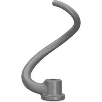 5KSMBLSD KitchenAid Silver-Dipped Spiral Dough Hook for Bowl Lift Stand Mixer