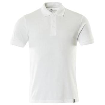 White PolyCotton Crossover Polo L – Mascot Men’s 20683