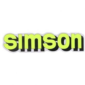 Neonfolie Schriftzug für Simson S51 Tank