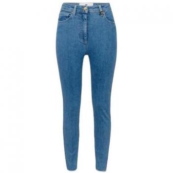 Elisabetta Franchi Jeans Donna Blu Scuro Regular Fit