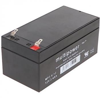 Multipower 12V 3400 mAh Akku MP3.4-12