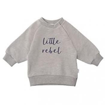 Sweatshirt LILIPUT Kleiner Rebell, Mädchen, Gr. 74/80, grau
