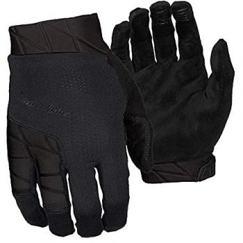 Unisex Noir Lizard Skin Long Gloves XS Ops