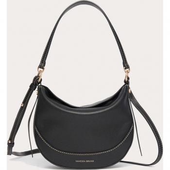 Black Leather Vanessa Bruno Shoulder Bag