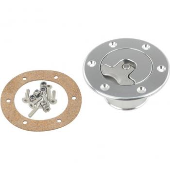Capuchon de réservoir en aluminium, 6 boulons, encastré, ID 35.5mm, ouverture miroir
