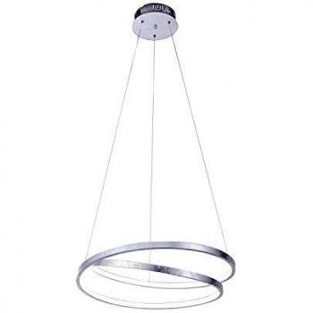 Roman Metall Pendelleuchte in Silber