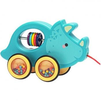 Toddler Cartoon Animal Rattle and Pull Toy