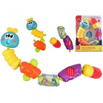 Tactile Tail Wagging Caterpillar Toy